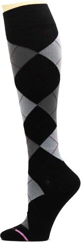 مجموعة جوارب كومبو الضاغطة للسيدات من دكتور موشن للكاحل والركبة مع دعم للقوس، 4 أزواج in Kuwait