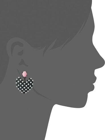 Heart Drop Earrings in Saudi Arabia