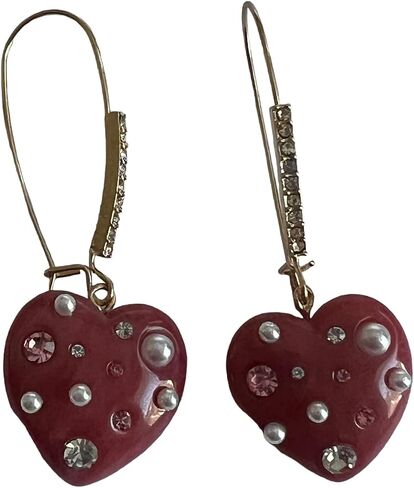 Heart Drop Earrings in Saudi Arabia