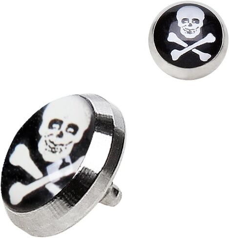 Pierced Owl - 316L Stainless Steel Logo Dermal Anchor Top in Saudi Arabia