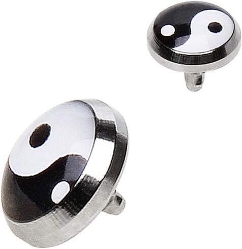 Pierced Owl - 316L Stainless Steel Logo Dermal Anchor Top in Saudi Arabia