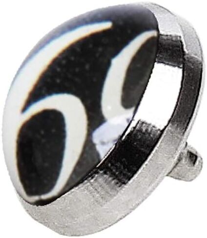 Pierced Owl - 316L Stainless Steel Logo Dermal Anchor Top in Saudi Arabia