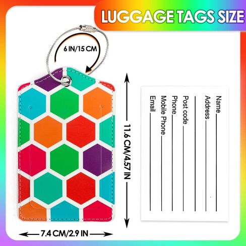 Gutsdoor 2 Pack Adjustable Luggage Straps with 2 Pack Luggage Tags for Suitcase, Carry On Bag, Travel Bag Accessories in Kuwait