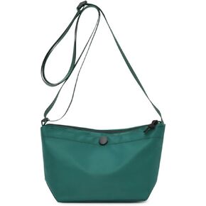 Crossbody Bag Nylon Crescent Women Lightweight Small Hobo Bag with 2 Pack Inner Dumpling Bag Adjustable Strap