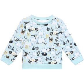 Posh Peanut Long sleeve deliciously soft French terry cotton sweatshirt in signature designs.