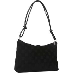 SweatyRocks Women's Hobo Purse Checkered Zip Up Shoulder Bag Casual Handbag