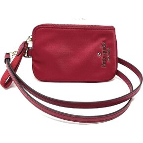 Kate Spade Women's Chelsea Cardcase Lanyard (Cranberry) in Kuwait