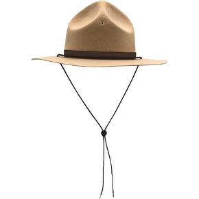 Nicky Bigs Novelties Adult Sergeant Campaign Park Ranger Hat Mountie Trooper Patrol Costume Accessory