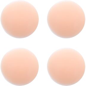Kmytrze 2 Pairs Silicone Nipple Covers Reusable Sticky Breast Petals Lift Pasties Invisible Adhesive Backless Bra in Saudi Arabia