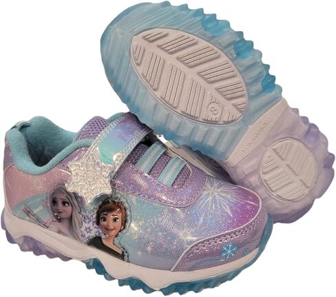 Disney Frozen 2 Girl's Lighted Athletic Sneaker (Toddler/Little Kid) in Kuwait
