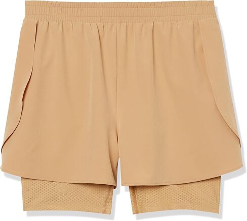 Amazon Essentials Women's Stretch Woven Double Layered Running Short in Saudi Arabia
