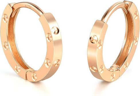 CHOW SANG SANG Delicate Gold 18K Rose Gold Intertwined Hoops, Hoops Earring Necklace for Women and Girls 91979N 91979E 91978E in Saudi Arabia