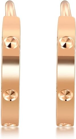 CHOW SANG SANG Delicate Gold 18K Rose Gold Intertwined Hoops, Hoops Earring Necklace for Women and Girls 91979N 91979E 91978E in Saudi Arabia