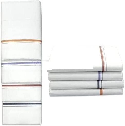 Bolbom 100% مزيج من القطن الأزرق، حواف بيضاء وذهبية، Dhoti، Lungi، Veshti للرجال، ملابس تقليدية للبوجا والطقوس in Kuwait