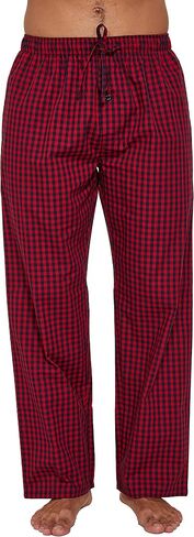 YINC Men's Woven Sleep Pajama Pant Poplin Lounge Pants with Pockets in Saudi Arabia