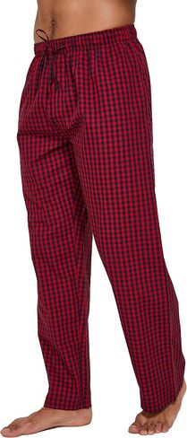 YINC Men's Woven Sleep Pajama Pant Poplin Lounge Pants with Pockets in Saudi Arabia