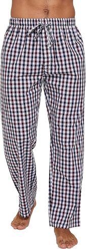 بنطال بيجامة نوم منسوج للرجال من YINC من قماش البوبلين مع جيوب in Kuwait