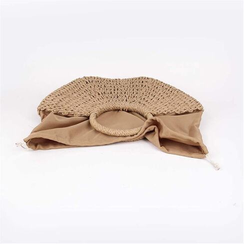 Straw Bag Womens Handbag Handwoven Large Straw Beach Tote Bag Hobo Summer Beach bag Straw Purse in Kuwait