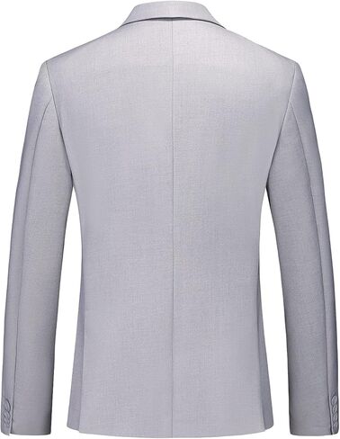 MOGU Mens 3 Piece Dress Suit Slim Fit One Button Side Vents Tuxedo in Kuwait