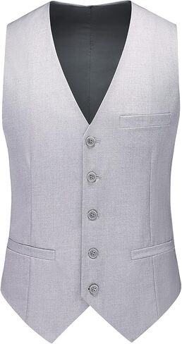 MOGU Mens 3 Piece Dress Suit Slim Fit One Button Side Vents Tuxedo in Kuwait