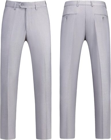 MOGU Mens 3 Piece Dress Suit Slim Fit One Button Side Vents Tuxedo in Kuwait