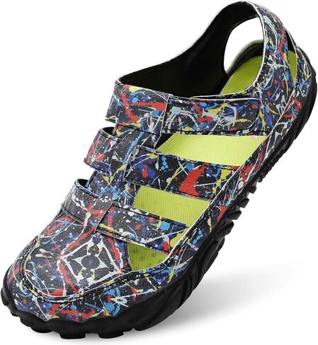 صنادل L-RUN مسطحة أحذية حافي القدمين صنادل رياضية رياضية أحذية المشي للنساء والرجال أحذية رياضية داخلية وخارجية in Kuwait