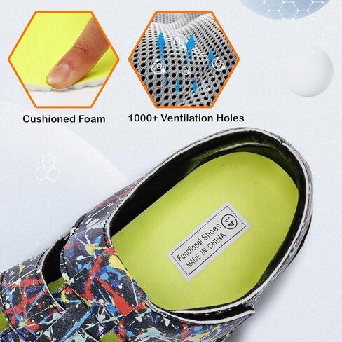 صنادل L-RUN مسطحة أحذية حافي القدمين صنادل رياضية رياضية أحذية المشي للنساء والرجال أحذية رياضية داخلية وخارجية in Kuwait