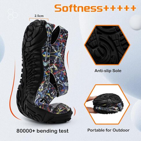 صنادل L-RUN مسطحة أحذية حافي القدمين صنادل رياضية رياضية أحذية المشي للنساء والرجال أحذية رياضية داخلية وخارجية in Kuwait