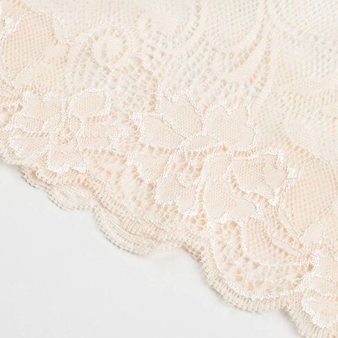LingDooo Women Pure Silk Smooth Soft Lace Underwear Skirt Home Sleepwear Half-Slip Nightwear in Saudi Arabia