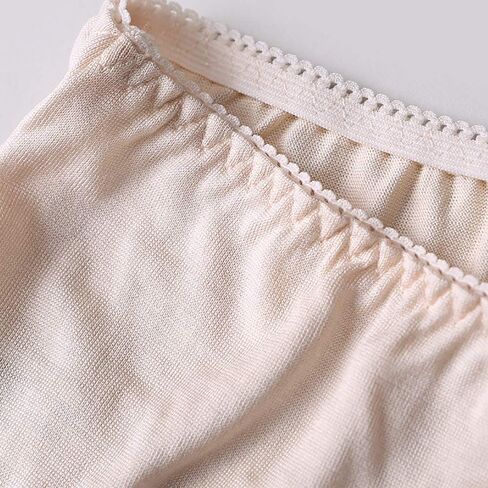 LingDooo Women Pure Silk Smooth Soft Lace Underwear Skirt Home Sleepwear Half-Slip Nightwear in Saudi Arabia