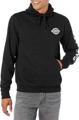 Dickies Men's Long Sleeve Logo Fleece Hoodie in Saudi Arabia