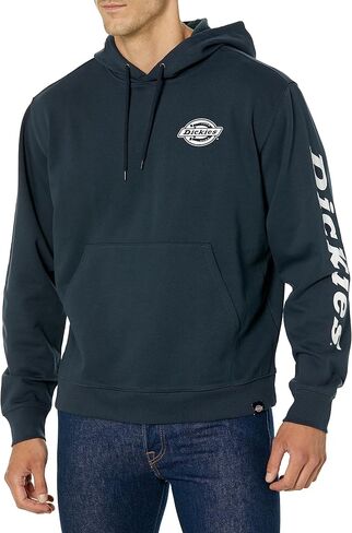 Dickies Men's Long Sleeve Logo Fleece Hoodie in Saudi Arabia