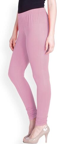 ladyline Extra Long Churidar Leggings Plain Cotton Indian Yoga Workout Pants for Women in Kuwait