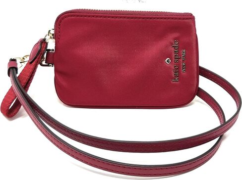 Kate Spade Women's Chelsea Cardcase Lanyard (Cranberry) in Kuwait