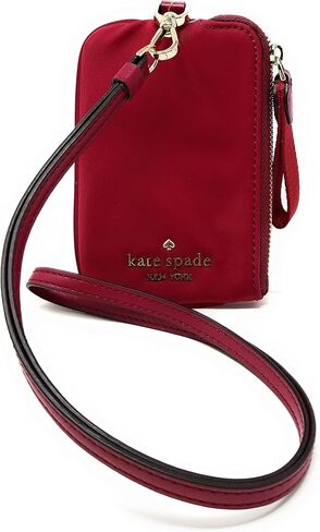Kate Spade Women's Chelsea Cardcase Lanyard (Cranberry) in Kuwait