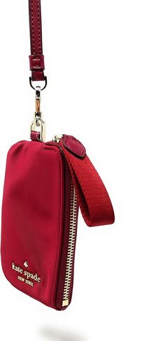 Kate Spade Women's Chelsea Cardcase Lanyard (Cranberry) in Kuwait