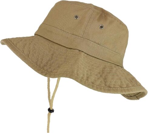 Trendy Apparel Shop XXL Oversize Large Brim 100% Cotton Outdoor Boonie Hat in Saudi Arabia
