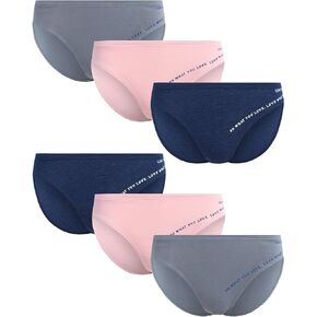 Life is Good Women's Underwear - Casual Stretch Bikini Briefs (6 Pack)