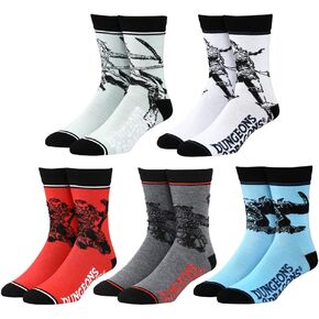 Bioworld Dungeons and Dragons Casual Crew Socks for Men in Saudi Arabia