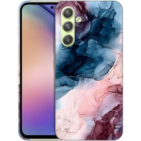 Glisten - Samsung Galaxy A54 5G Case, Samsung A54 Case - Abstract Marble Design Printed Cute Plastic Hard Snap on Protective Designer Back Phone Case/Cover for Samsung Galaxy A54 5G. White in Kuwait