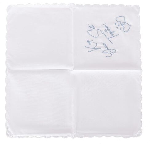 Keep Your Shit Together Wedding Handkerchief in Blue- Something Blue Bridal Keepsake Bride Mother in Saudi Arabia