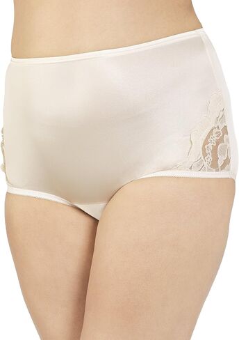 Vanity Fair Lace Inset Nylon Panty, Fawn, 11, 3-pk in Saudi Arabia
