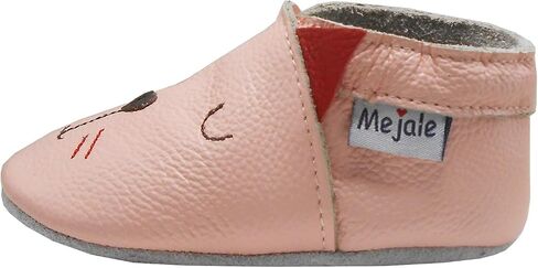 Mejale Baby Leather shoes Infant Crawling Toddler Moccasins Brown White Purple Navy Cute Boy Girl Slippers in Saudi Arabia