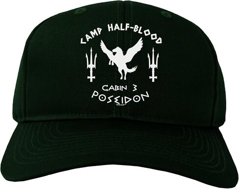 TOOLOUD Cabin 3 Poseidon Camp Half Blood Adult Dark Baseball Cap Hat in Saudi Arabia