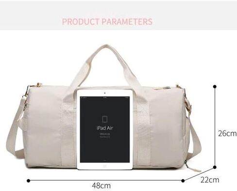 Men and Women's Travel Bag With Shoe Compartment Sports Tote Gym Bag Weekender Overnight Shoulder Bag in Saudi Arabia