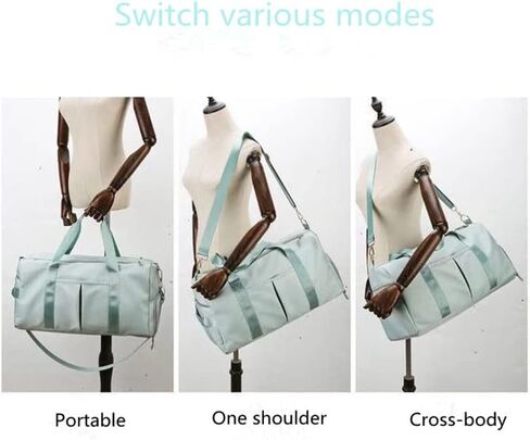 Men and Women's Travel Bag With Shoe Compartment Sports Tote Gym Bag Weekender Overnight Shoulder Bag in Saudi Arabia