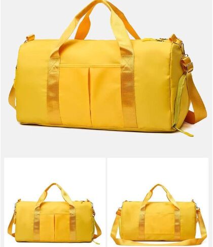 Men and Women's Travel Bag With Shoe Compartment Sports Tote Gym Bag Weekender Overnight Shoulder Bag in Saudi Arabia