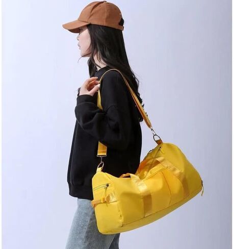 Men and Women's Travel Bag With Shoe Compartment Sports Tote Gym Bag Weekender Overnight Shoulder Bag in Saudi Arabia