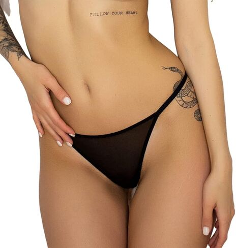Varsbaby Women Mesh G-String Thongs Panties Bikini Lightweight No Show Underwear Pack in Saudi Arabia