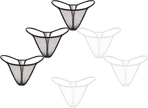 Varsbaby Women Mesh G-String Thongs Panties Bikini Lightweight No Show Underwear Pack in Saudi Arabia